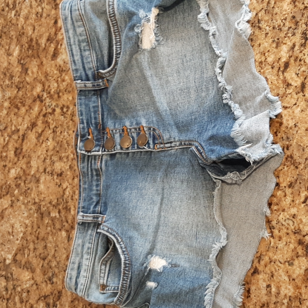 Billabong stretch jean shorts